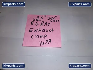 R G RAY EXHAUST CLAMP 3.5"OPEN 3.00" CLOSE – actual item, photo 3 of 4