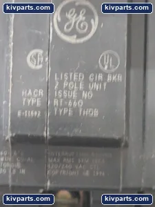 General Electric E-11592 Hacr Thqb – actual item, photo 5 of 14