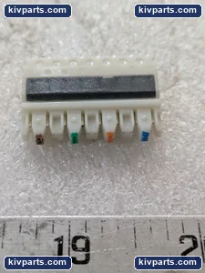 Leviton 49104-IDC GigaMax Cat5e C-4 Connector – actual item, photo 3 of 8