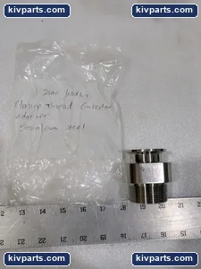 ADAPTER CLAMP TO thread stainless steel 1.5 X 1.5" – actual item, photo 4 of 6