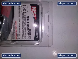 NSI 76010PW ON-Off PUH Button Switch – actual item, photo 2 of 4
