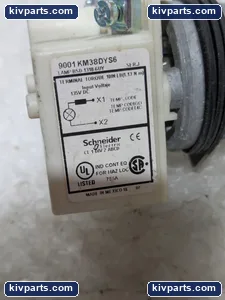 Square D 9001KM38DYS6 Yellow Amber Pilot Light – actual item, photo 2 of 7
