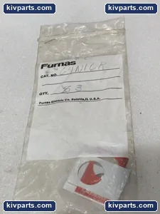 Furnas 64N16R Plate Nameplate Red Pushbutton – actual item, photo 3 of 5