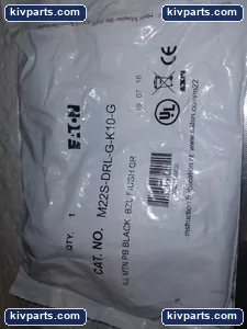 Eaton M22S-DRL-G-K10-G Pushbutton – actual item, photo 2 of 8