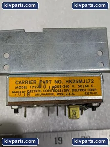 Carrier HK25MJ172 Timer Relay – actual item, photo 3 of 5