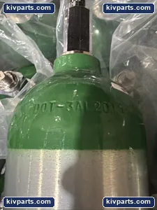 DOT-3AL2015 Aluminum Oxygen Cylinder – actual item, photo 6 of 9
