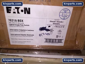 Eaton 7631A-BOX AC Lighted Switch...each – actual item, photo 3 of 4