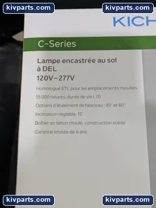 Kichler 16230CBR40 LED In-Ground Well Light – actual item, photo 2 of 8
