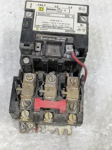 Square D 8536SCO3S NEMA Size 1 Motor Starter