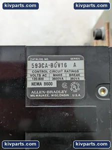 Allen-Bradley 593CA-BOV16 Solid State Overload Relay – actual item, photo 6 of 9