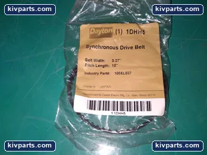 Dayton 1DHH5 Synchronous Timing Belt – actual item, photo 2 of 3
