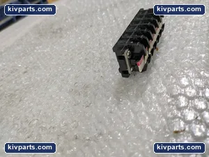 6 Position Barrier Terminal Block Strip Black CON Markings Industrial Control – actual item, photo 6 of 6