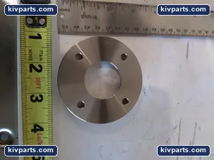 Stainless Steel Round Mounting Flange 4 Bolt Hole Shaft Bore Motion Control Part – actual item, photo 2 of 3