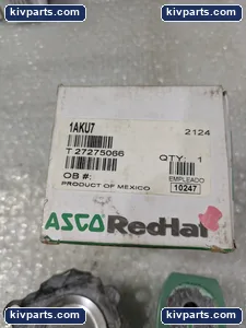 ASCO 1AKU7 Red Hat 27275066 Solenoid Valve – actual item, photo 3 of 13