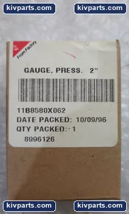 Fisher 11B8580X062 Pressure Gauge – actual item, photo 4 of 4