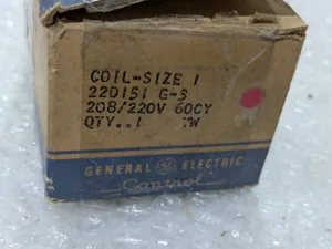 General Electric 22D151G3 Size 1 Renewal Starter Contactor