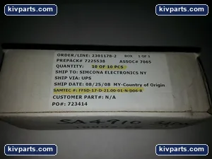 Samtec FFSD-17-D-21.00-01-N-D06-R IDC Ribbon Cable Socket – actual item, photo 3 of 4