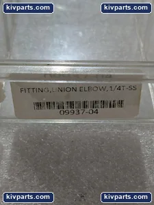 Swagelok 09937-04 SS Union Elbow Fitting – actual item, photo 2 of 7
