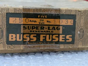 Bussmann 1036 Super-Lag Renewable Fuse