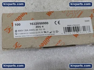 Weidmuller 1632050000 Through DIN Rail Terminal Block – actual item, photo 2 of 5
