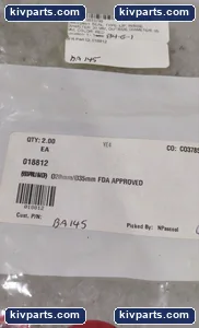 Cust 34-G 018812 Red Lip Seal – actual item, photo 2 of 3