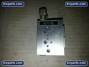 YM 2F 01 Pneumatic Air Nitrogen N2 Valve Block Aluminum Industrial Automation – actual item, photo 2 of 3