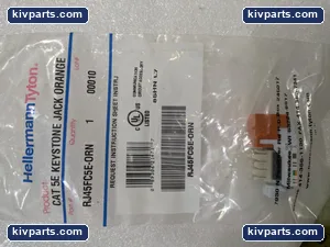 Hellermann Tyton RJ45FC5E-ORN Lug – actual item, photo 2 of 9
