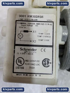 Square D 9001KM38DRS6 Schneider Red Pilot Light – actual item, photo 2 of 7