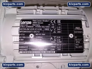 Lenze MFEMAXX071-32C1U 071C32 Inverter Duty Gear Motor – actual item, photo 2 of 5