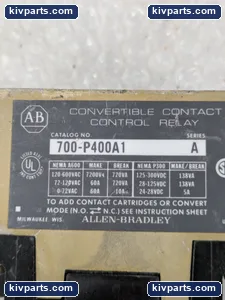 Allen-Bradley 700-P400A1 Contact Control Relay – actual item, photo 5 of 6