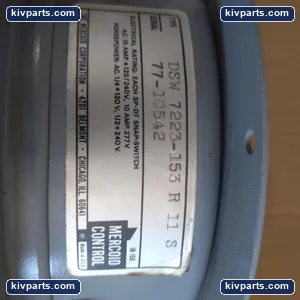 Mercoid DSW-7223-153-R-11-S Control – actual item, photo 2 of 4