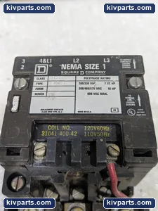 Square D 8536SCO3 Size 1 Magnetic Motor Starter – actual item, photo 2 of 7
