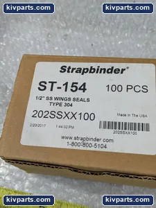 ST-154 Strapbinder Wing Seals – actual item, photo 2 of 5