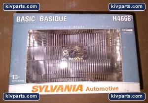 Sylvania H4666 4x6 Rectangular High Beam Lamp – actual item, photo 2 of 3
