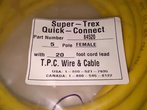 TPC 84520 Wire Cable