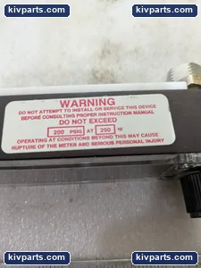 Brooks 1350EHD4CNG1A Instruments Show Rate Flow Meter – actual item, photo 7 of 8