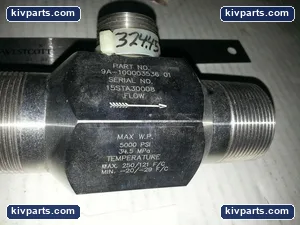Cameron 9A-100003536-01 NuFlo Turbine Flow Meter – actual item, photo 6 of 6