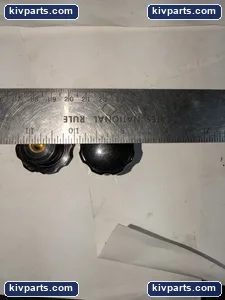 KNOB BLACK 1/4" DIA 1-1/3" – actual item, photo 3 of 5