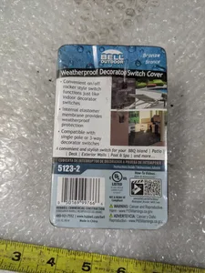 Bell Outdoor 5123-2 Decorator Rocker Switch Cover
