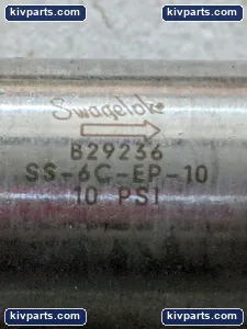 Swagelok SS-6C-EP-10 Pressure Relief Valve – actual item, photo 5 of 6