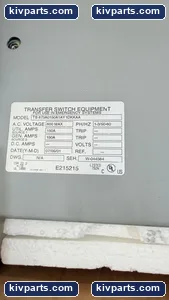 Thomson 873A0150A1AY1DKKAA 80 Transfer Switch Controller – actual item, photo 5 of 7