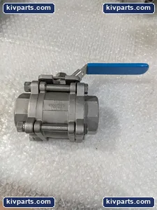 3-PIECE Howell Threaded Ball Valve – actual item, photo 2 of 8