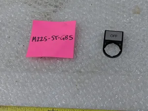 Eaton M22S-ST-GB5 Black Pushbutton Switch