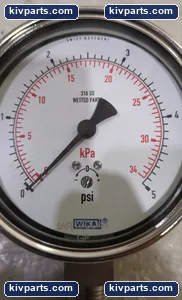 WIKA 6WISS 632.50 Capsule Pressure Gauge – actual item, photo 4 of 4