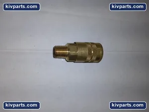Dill 103 Brass 1/4 Body Coupler Air Quick Connect Industrial Pneumatic Fitting – actual item, photo 2 of 5
