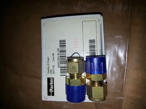 Parker 6MSC6N-B-GR A-LOK Brass Male Connector