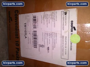 Cooper TR1107LA Duplex Receptable – actual item, photo 5 of 6