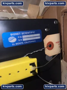 SIGNET SCIENTIFIC MK509 Flow Meter Panel Indicator – actual item, photo 8 of 8