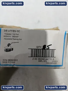 Sylvania LFFBV-3C WATTS Brass Ball Valve – actual item, photo 2 of 14