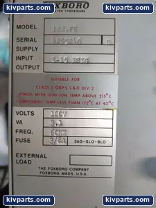 Foxboro 122-FE Pneumatic Chart Recorder – actual item, photo 3 of 6